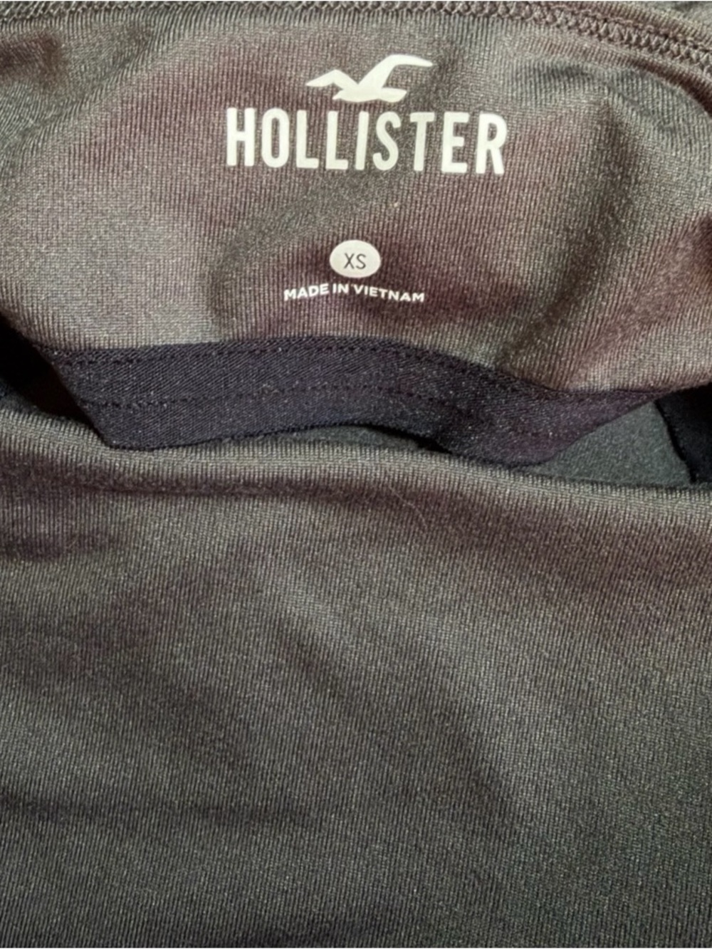 Hollister Soft Stretch Seamless Fabric Open Back Bodysuit  Gray - Picture 5 of 5